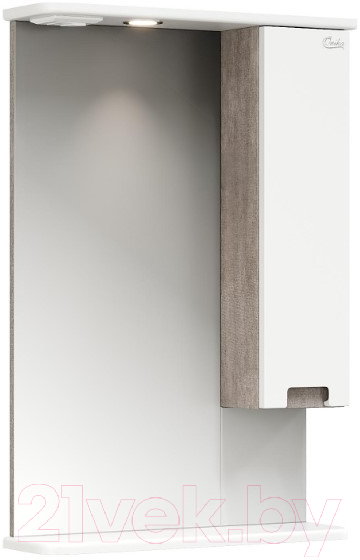 Шкаф с зеркалом для ванной Onika Харпер 52.01 / 205216 R