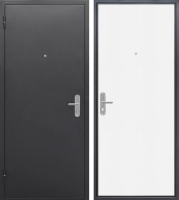 Входная дверь Гарда Стройгост 5 серебро/Беленый дуб (96x205, левая) - 