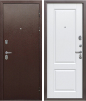Входная дверь Гарда 9 медный антик/белый ясень (96x205, правая) - 