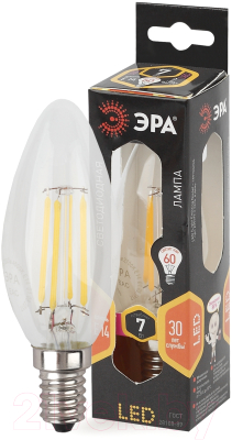 Лампа ЭРА F-LED B35-7W-827-E14 / Б0048378