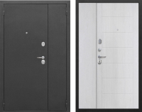 Входная дверь Гарда 7.5 серебро/белый ясень (120x205, левая) - 