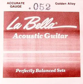 Струна для акустической гитары La Bella GW052 - 