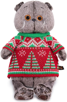

Мягкая игрушка Budi Basa, Басик в свитере с елками / Ks22-189