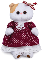 Мягкая игрушка Budi Basa Кошечка Ли-Ли в бордовом платье / LK24-103 - 