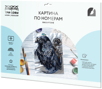 

Картина по номерам Три совы, Статный ворон / КК_44031