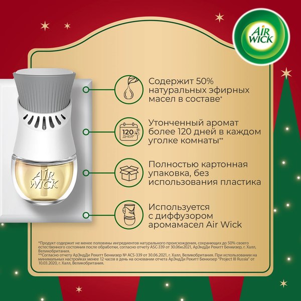 Аромадиффузор Air Wick Сочный гранат со сменным флаконом (19мл)