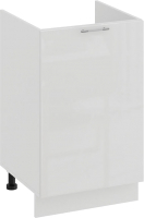 Шкаф под мойку ТриЯ Весна 1Н5М (белый/белый глянец) - 