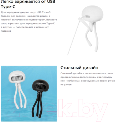 Изображение товара Вентилятор Kitfort KT-419-2 (белый)