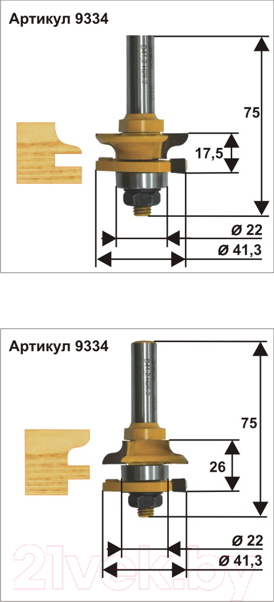 Фреза Энкор 9334