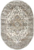 

Коврик Bossan, Singapur Shrink 2479B-KGRI-BEYAZ-OVAL
