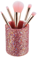 Набор кистей для макияжа Miniso Sparkling Stars / 9074 (6шт, розовый) - 