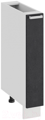 Шкаф карго ТриЯ Гранита 1Н15К (белый/бетон графит)