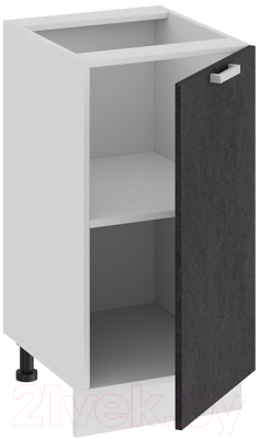 Шкаф-стол кухонный ТриЯ Гранита 1Н4 (белый/бетон графит)