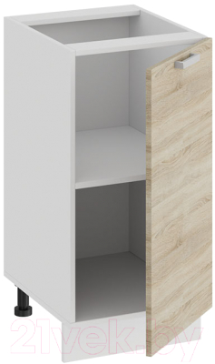 Шкаф-стол кухонный ТриЯ Гранита 1Н4 (белый/дуб сонома)