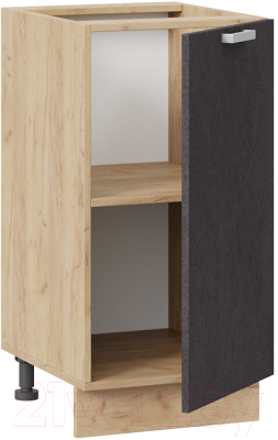 Шкаф-стол кухонный ТриЯ Гранита 1Н4 (дуб крафт золотой/бетон графит)