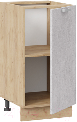 Шкаф-стол кухонный ТриЯ Гранита 1Н4 (дуб крафт золотой/бетон снежный)