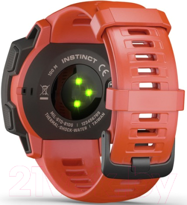 Умные часы Garmin Instinct / 010-02064-02 (красный)
