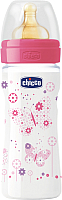 

Бутылочка для кормления Chicco, Well-Being Girl с латексной соской / 310205119