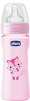 

Бутылочка для кормления Chicco, Well-Being Girl Белочка с силиконовой соской / 340628118
