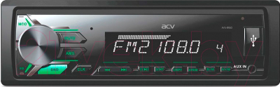 Бездисковая автомагнитола ACV AVS-811G (зеленый)