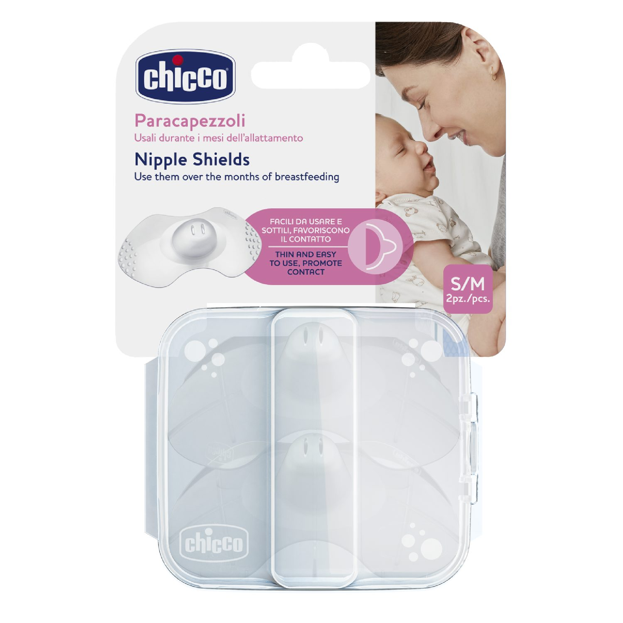 Набор накладок на соски Chicco 340624007 (2шт)