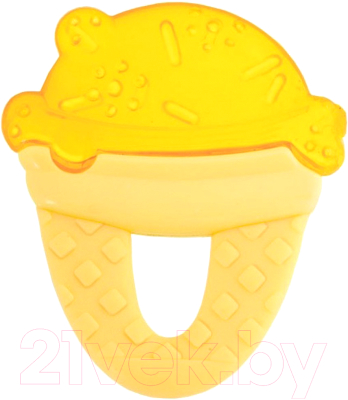 Прорезыватель для зубов Chicco Fresh Relax Мороженое / 310412059 (желтый)