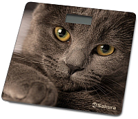 Напольные весы электронные Sakura SA-5065CT Ultraslim (кошка) - 