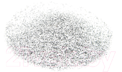 Блестки для жидких обоев Silk Plaster Точки (30г, серебристый)