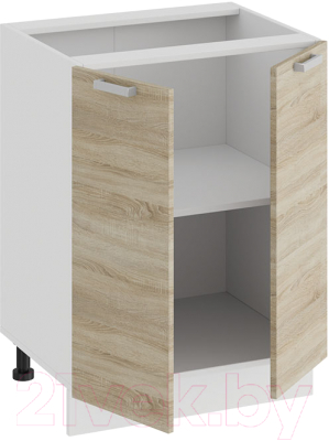 Шкаф-стол кухонный ТриЯ Гранита 1Н6 (белый/дуб сонома)