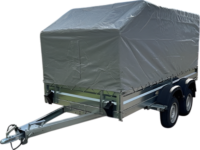 Прицеп для автомобиля Avtos A35P2B (3500x1500x300, R13, ресс. 3302 ГАЗ-1лист, тент 1200мм Аэро 2ос) -