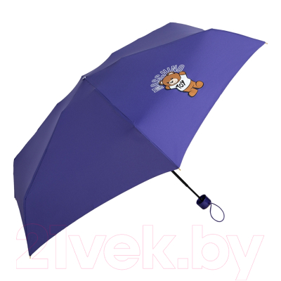 Зонт складной Moschino 8351-SuperminiQ Bear Back And Front Violet