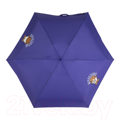 Зонт складной Moschino 8351-SuperminiQ Bear Back And Front Violet