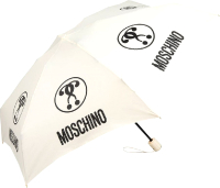 

Зонт складной Moschino, 8765-CompactI Double Questionmark Cream