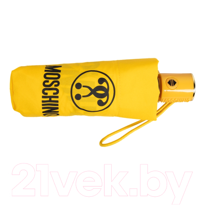 Зонт складной Moschino 8765-CompactU Double Questionmark Yellow