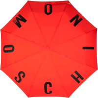 Зонт складной Moschino 8911-OCC M Logo Red - 