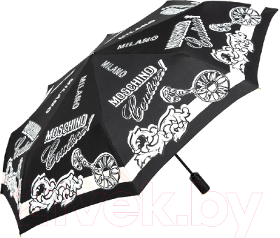 Зонт складной Moschino 8947-OCA Couture Black