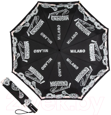 Зонт складной Moschino 8947-OCA Couture Black