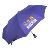 Зонт складной Moschino 8061-OCQ Scribble Bear Violet - 