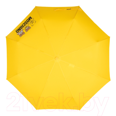 Зонт складной Moschino 8061-OCU Scribble Bear Yellow