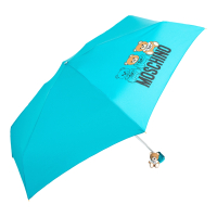 Зонт складной Moschino 8061-SuperminiT Bear Scribble Peacock - 
