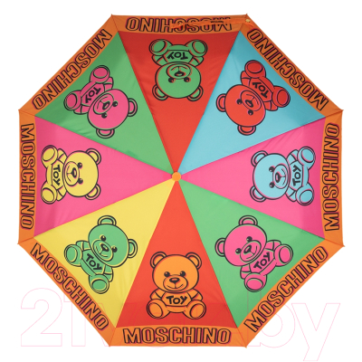 Зонт складной Moschino 8097-OCA Pop Art Bear Multi
