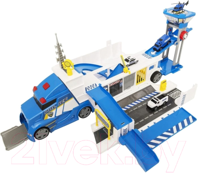 Набор игрушечной техники Teamsterz Полицейский грузовик-транспортер / 1417332.00