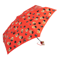 Зонт складной Moschino 8202-SuperminiC Pois And Bears Red - 