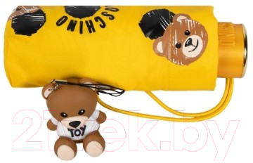 Зонт складной Moschino 8202-SuperminiU Pois And Bears Yellow