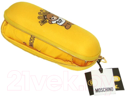 Зонт складной Moschino 8351-SuperminiU Bear Back And Front Yellow