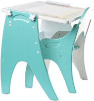 Комплект мебели с детским столом Tech Kids Буквы-Цифры / 14-430 (бирюзовый) - 
