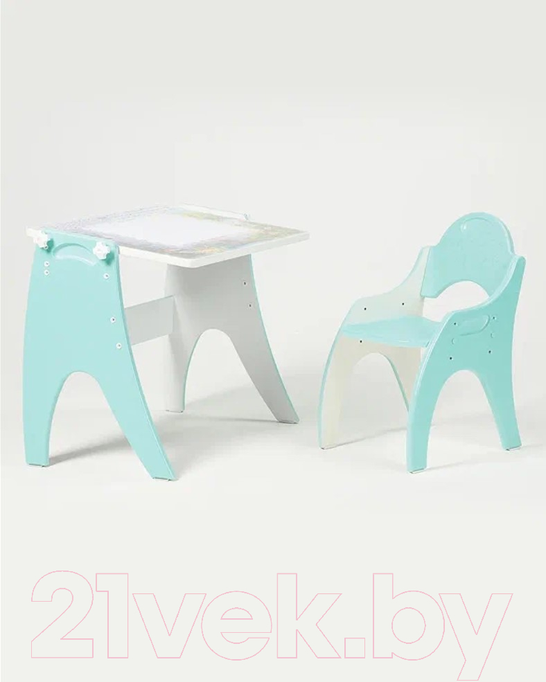 Комплект мебели с детским столом Tech Kids Части Света / 14-433