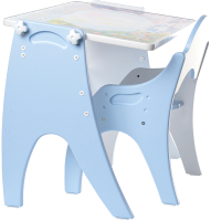 Комплект мебели с детским столом Tech Kids Части Света / 14-368 (голубой) - 