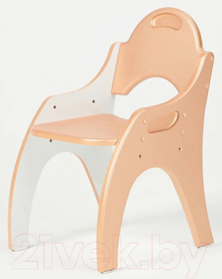 Комплект мебели с детским столом Tech Kids Части Света / 14-437 (жемчужный персик)