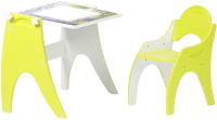 Комплект мебели с детским столом Tech Kids День-Ночь / 14-448 (лайм) - 